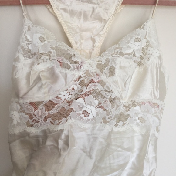 Vintage Silk Victoria's Secret White Nightie - Picture 3 of 9